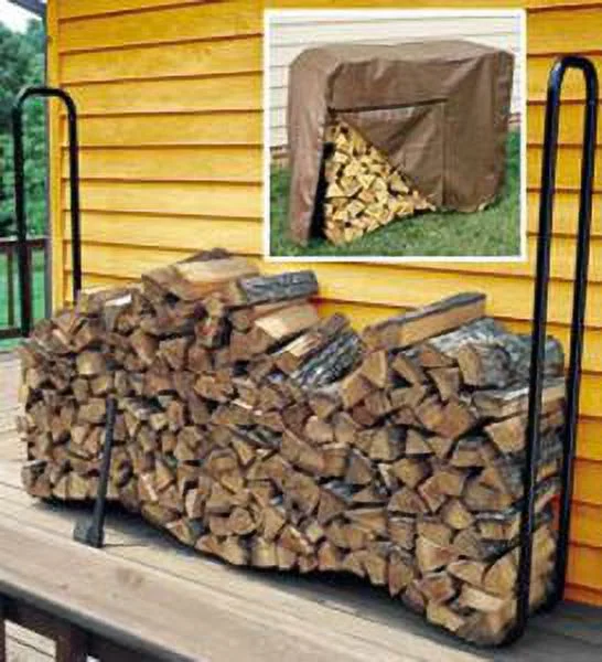 Plow & Hearth Medium Log Rack Cover, 50