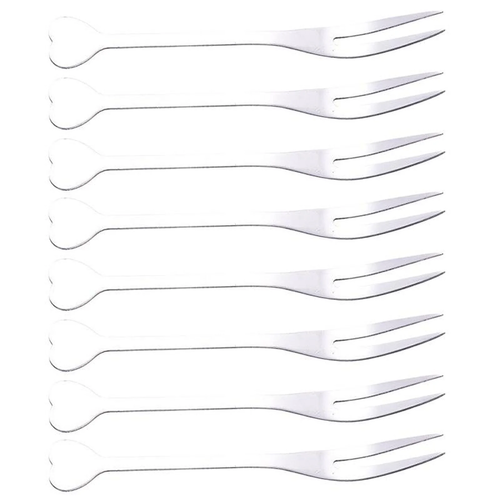 flameer 3x8Pcs Appetizer Forks Stainless Steel Pastry Fork for Halloween Wedding Party