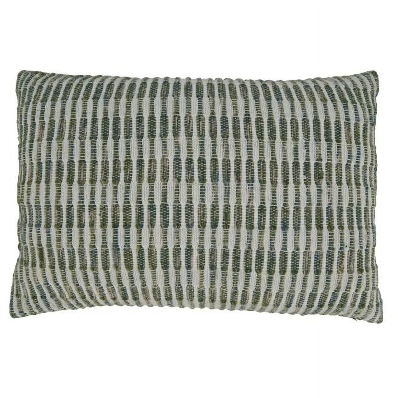Saro Lifestyle Woven Line Throw Pillow Cover
