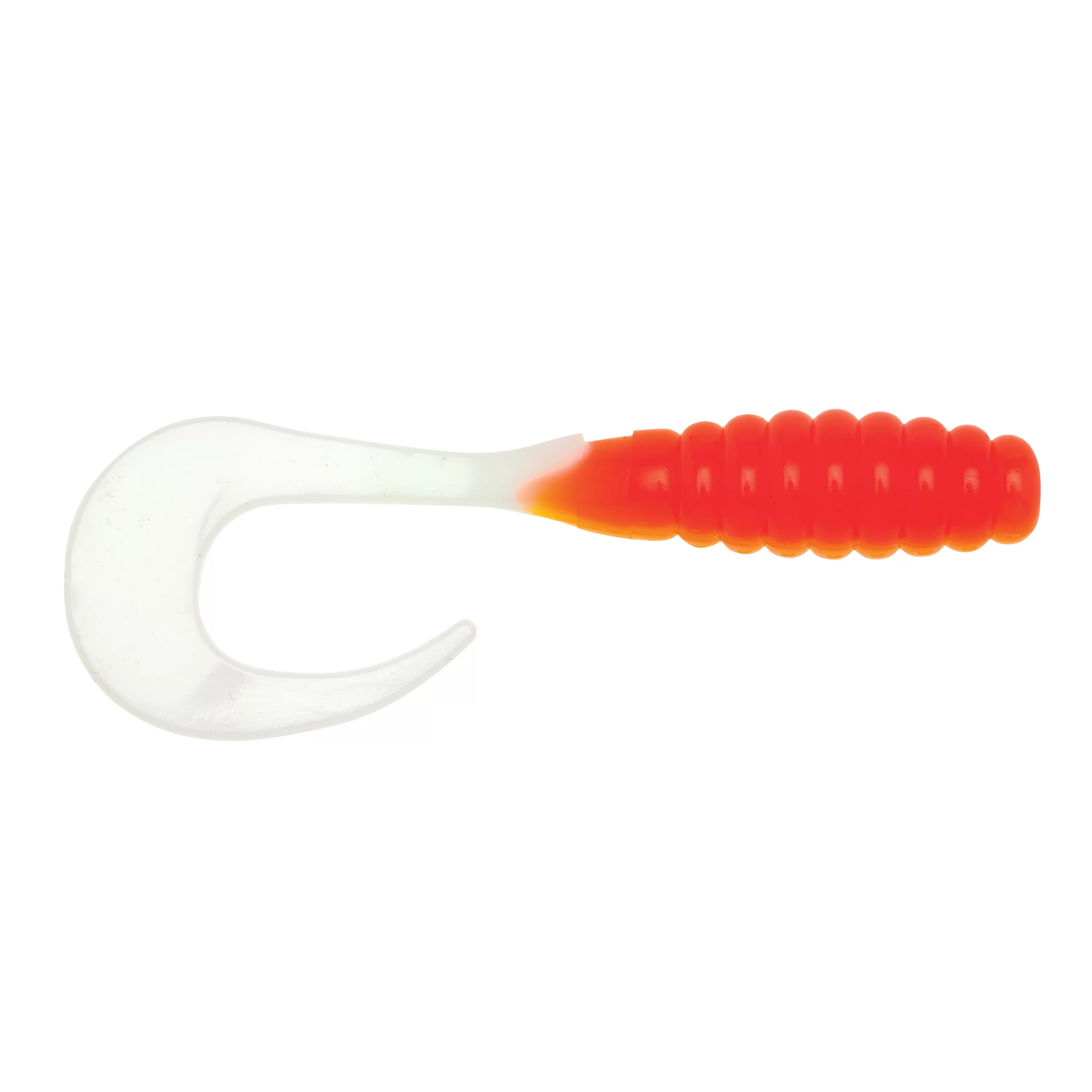YUM Ribbontail Grub Soft Plastic Tangerine Cream 3