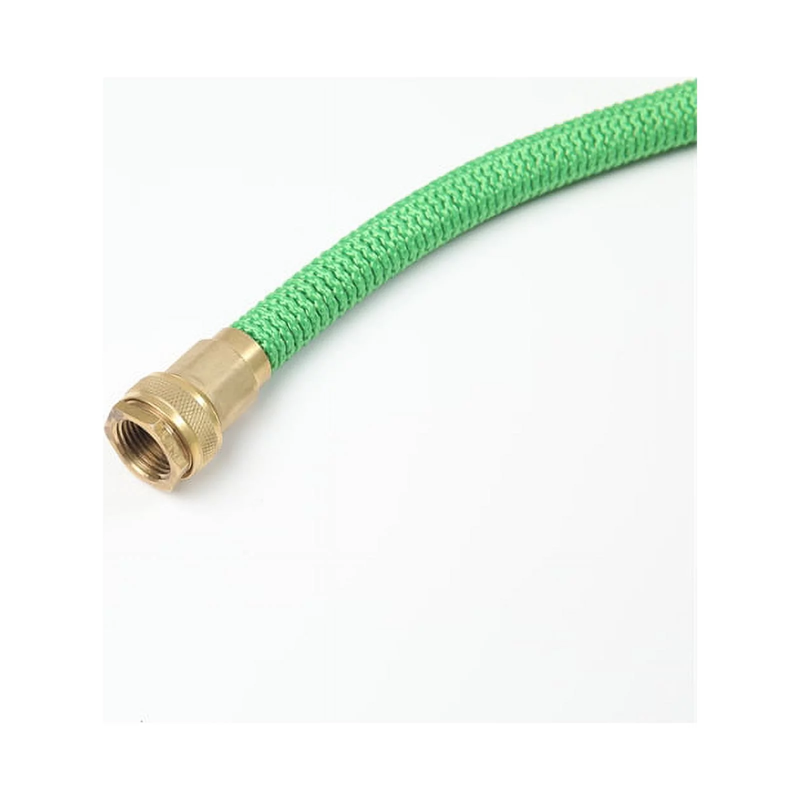 LuxenHome Set of 2 50ft Green Garden Hose