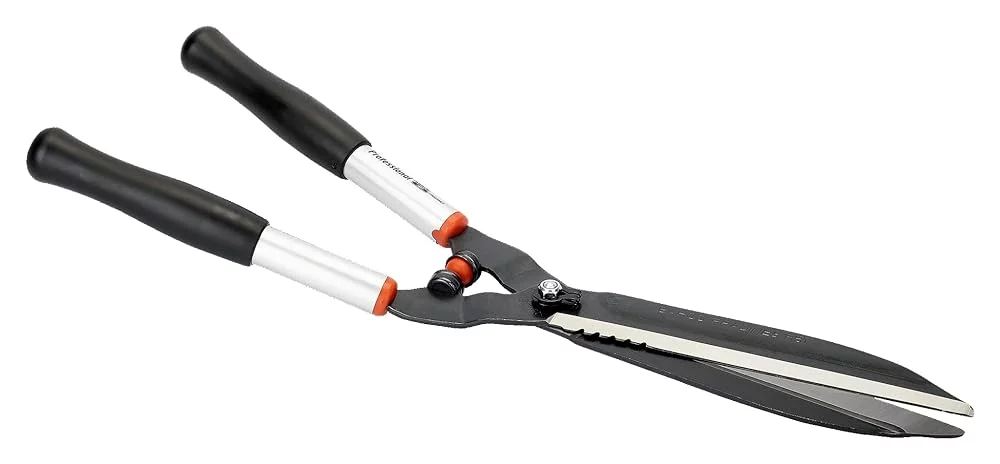 P51-SL Super Light Hedge Shears With Smooth Plastic Grips, Short, Multi-Colour