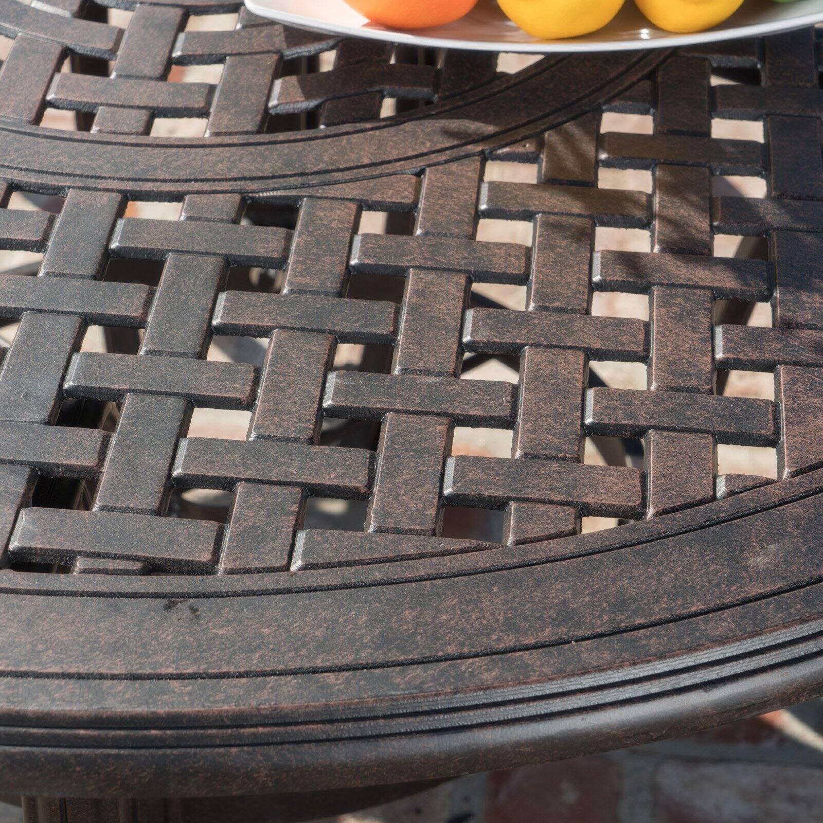 Alfresco Aluminum 5 Piece Patio Dining Set