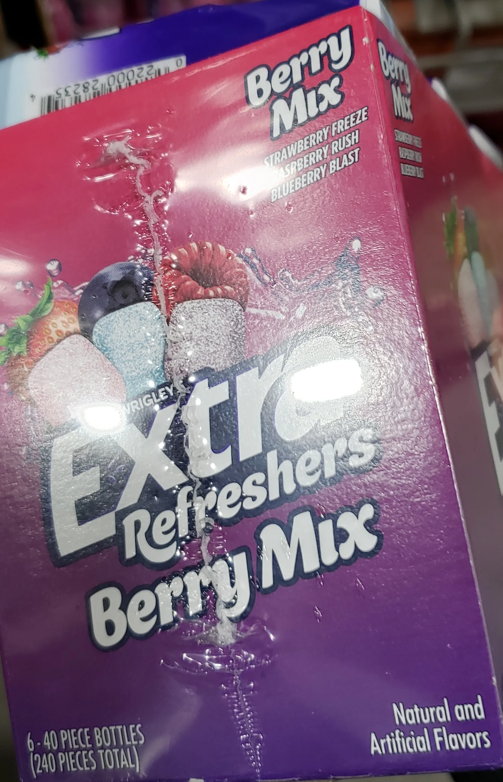 Extra Refreshers Berry Mix 40pc Bottle 6 Count