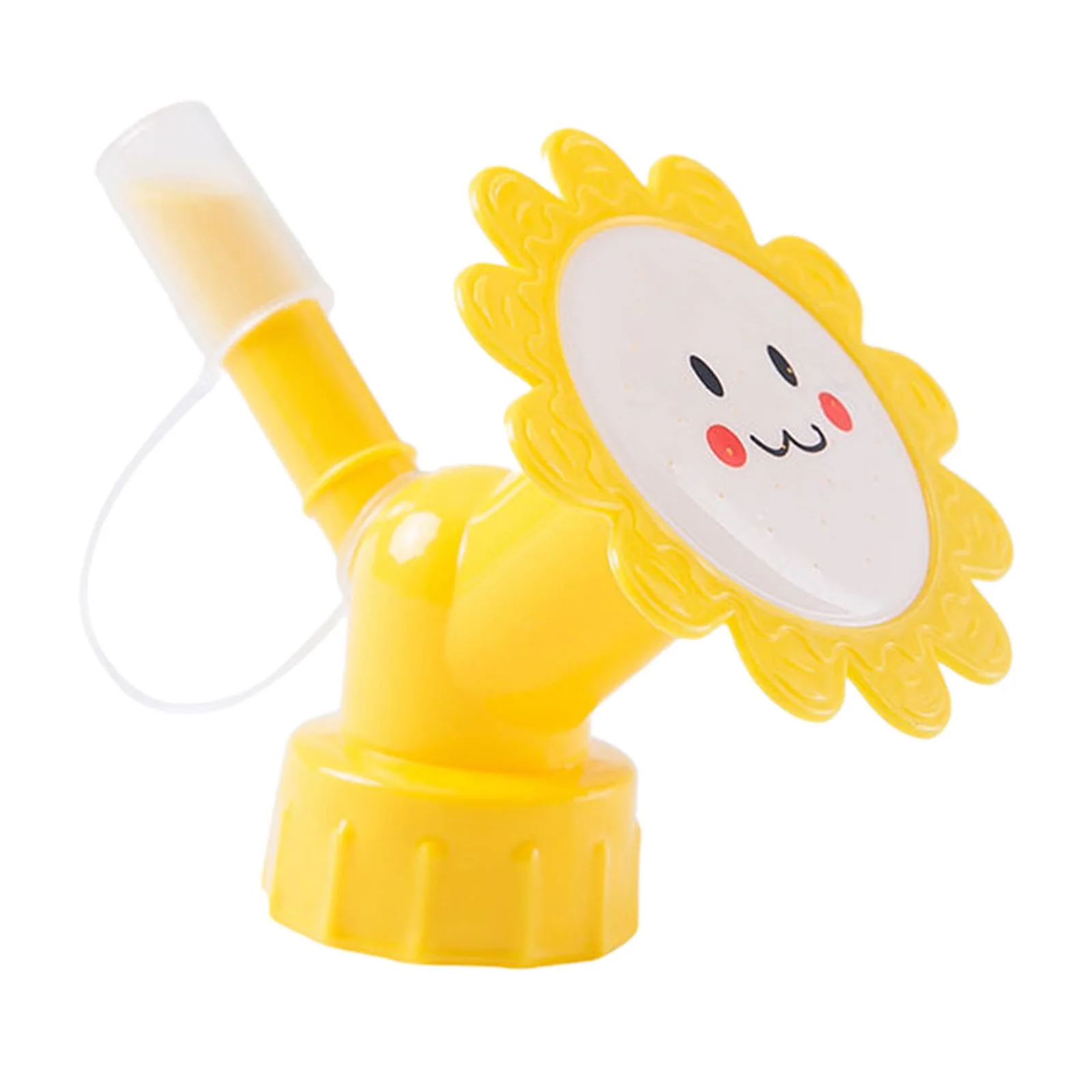 jicheng Bottle Cap Sprinkler Double Head Small Sprinkle Spout for Indoor Nursery Plant yellow