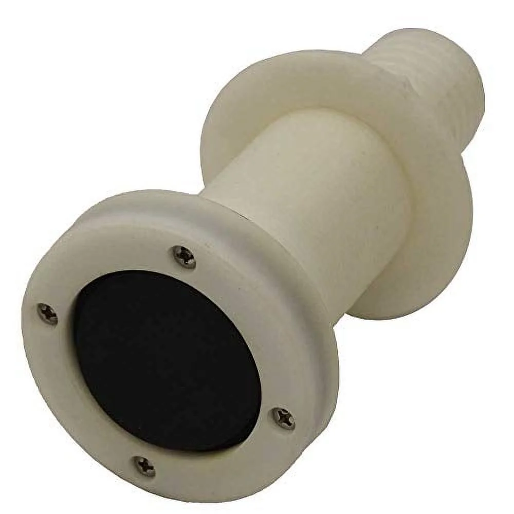 Attwood Thru Hull Scupper for Hose, White, 1-1/2