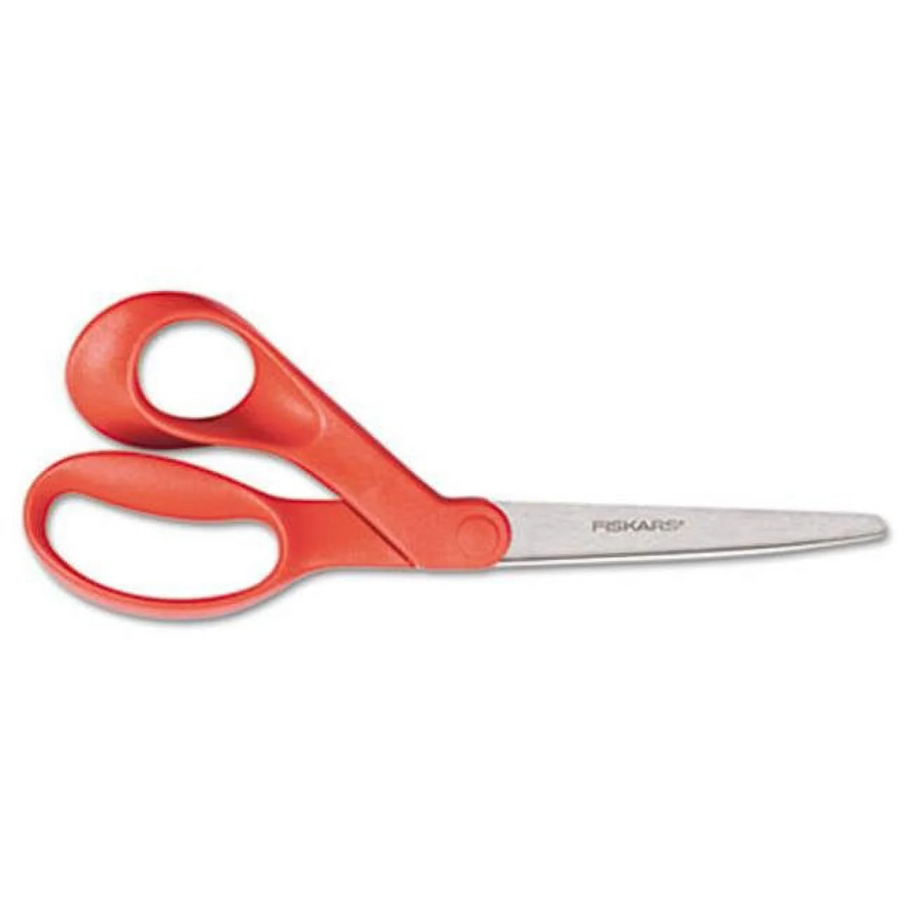 Our Finest Left-Hand Scissors, 8 in. Length, 3.3 in. Cut, Red