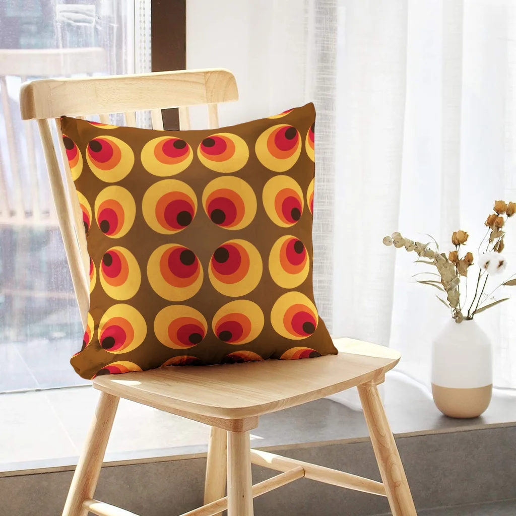 LALILO Throw Pillow Covers Retro Art Retro Geometric Geometry Fashion Cushion Cover 18
