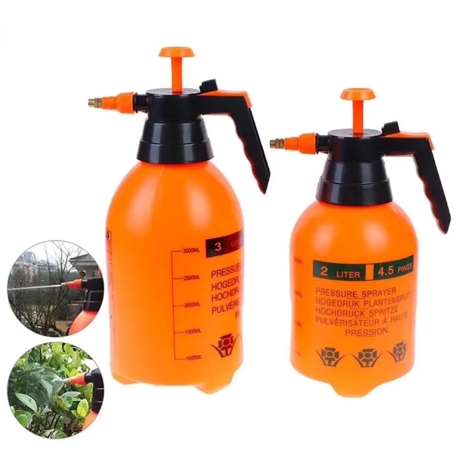 Handheld 2/3L Portable Chemical Sprayer with Pressure for Garden Watering - 1PCS Reliable and Efficient Spray Bottle