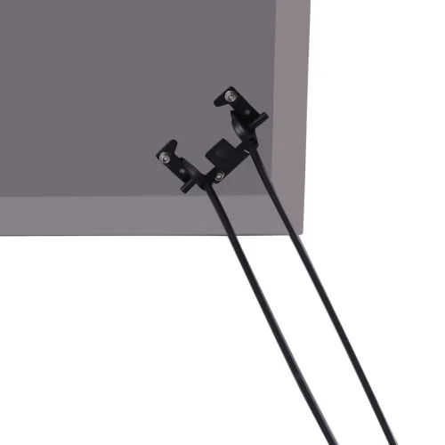 26''X26'' Fire Pit Lid Cover Stainless Steel Burner Pan Lid Square with Handle