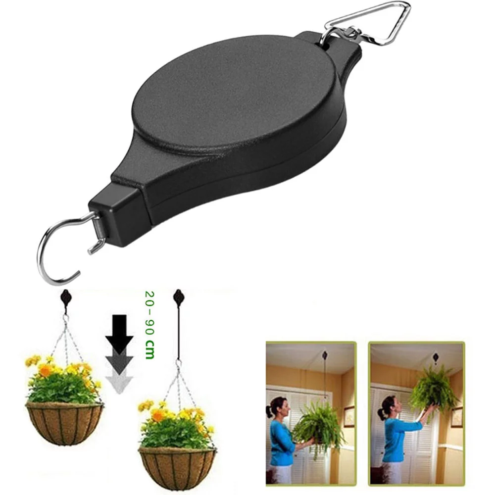 iju7gthy Hair Remover Lotion Cocoa Butter & 2Pcs Retractable Pulley Hanging Basket Pull Down Hanger Garden Pots Hook *6Pcs