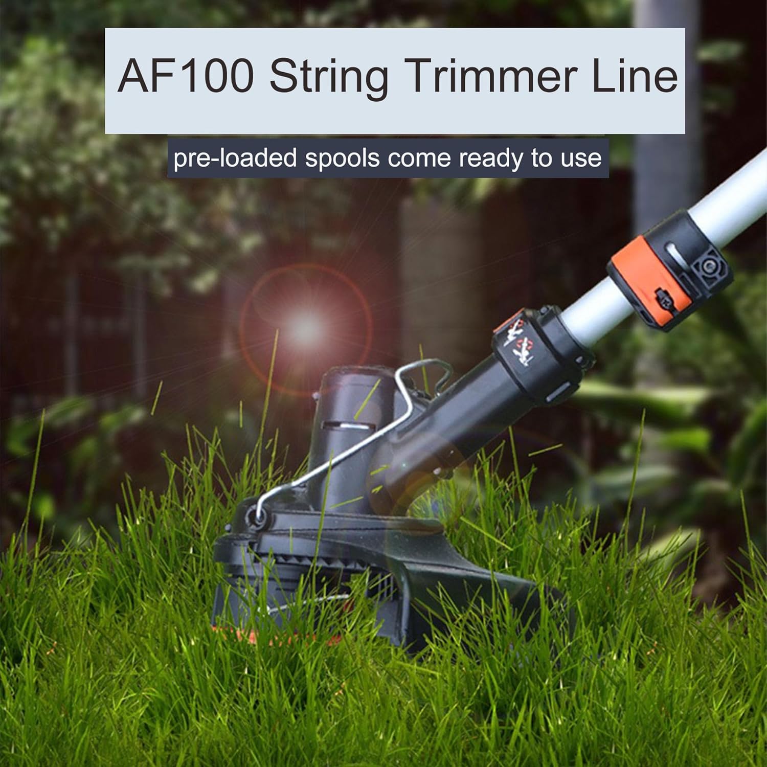 3-Pack AF-100 Replacement Spool Weed Eater Spool Compatible with Black+Decker AF-100-3ZP AF-100-BKP String Trimmer Weed Wacker String .065 Trimmer Line Autofeed Trimmer Spool, 30ft