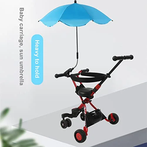 TITA-DONG Chair Umbrella with Clamp, Universal Adjustable Beach Chair Umbrella UV Protection Sunshade Umbrella for Patio Chair, Beach Chair, Stroller, Sport Chair, Wheelchair and Wagon