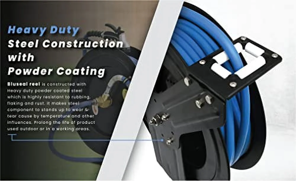 BLUSEAL BSWR1250HRS Retractable Hose Reel With 1/2