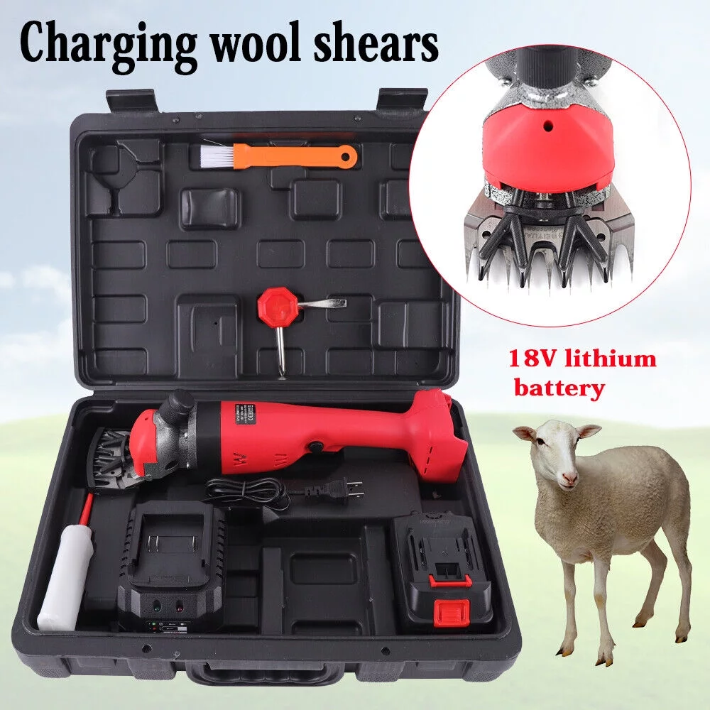 Rechargeable Cordless Electric Sheep Shears Clipper Shears 2 Speeds Adjustable