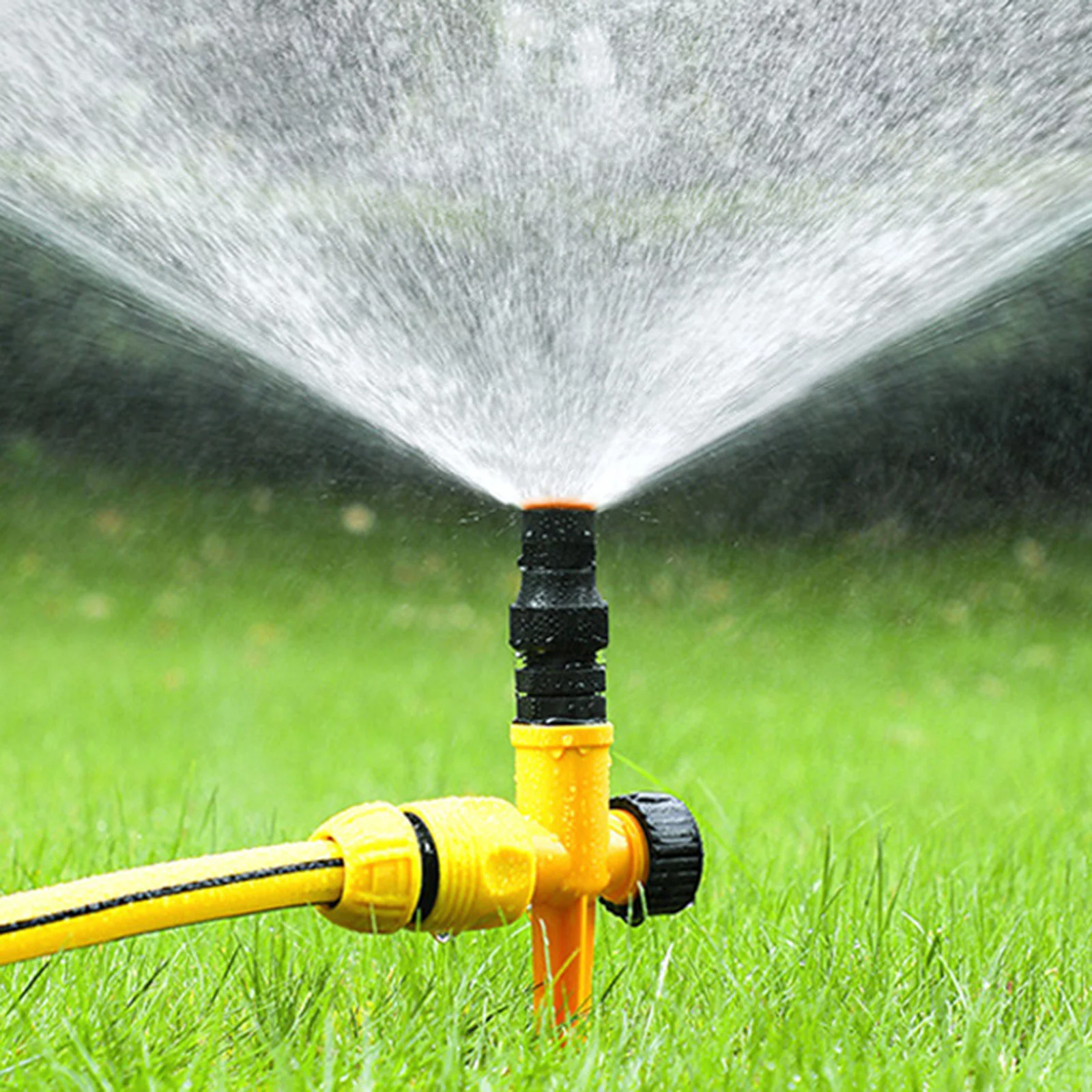 Ground Insert Large 360° Rotating Automatic Sprinklers For Garden Irrigation Sprinklers Scatter And Atomize The Spray
