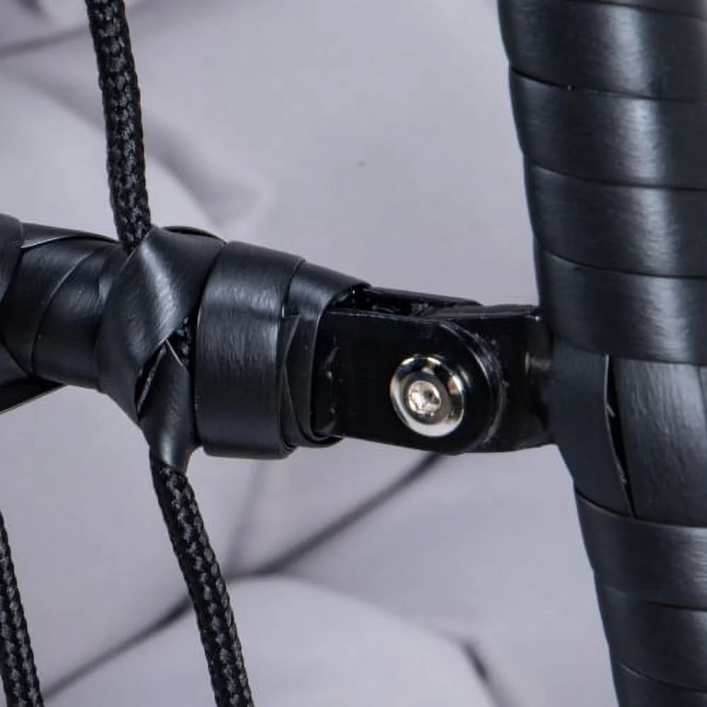 Buumin FOLDING DOUBLE SWING CHAIR w/CUSHION