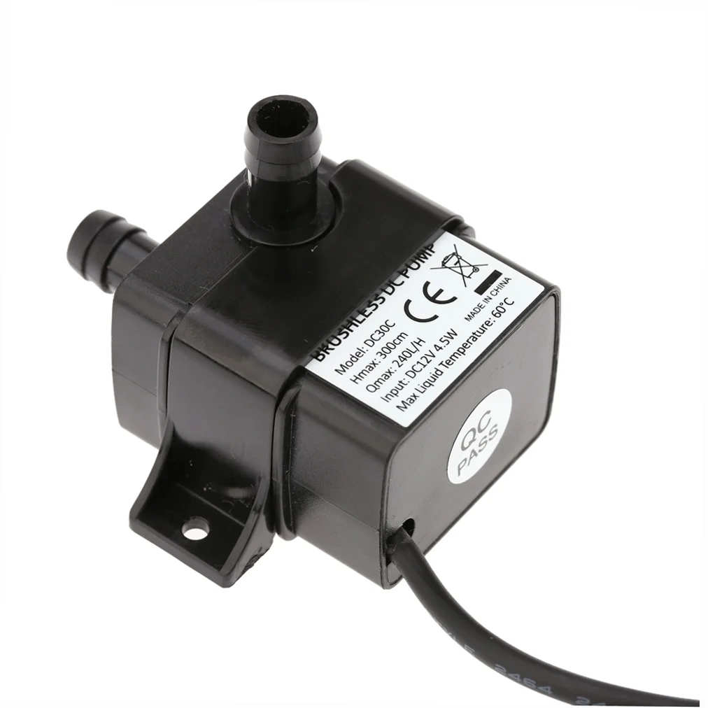 Pond Fountain, Water Oil Dc12v 4.5w 4.5w Water Submersible 240l/h Lift Water Oil Pump Water-proof Pump Dc12v Iuppa Huiop Siuke Pond