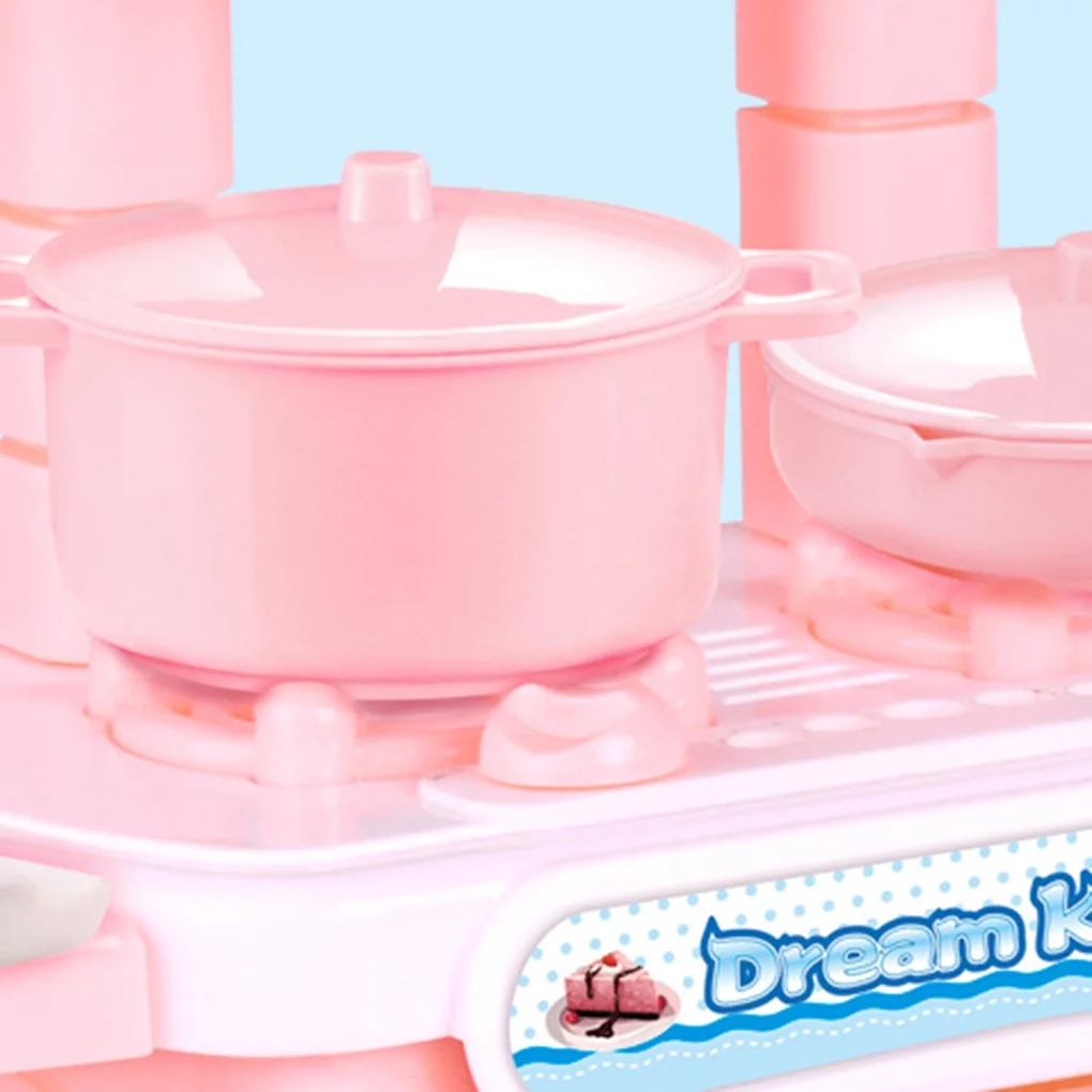 Dido Kids Kitchen Toys Pretend Play Cooking Toys Tableware Sets Baby Toddlers Kitchen Simulation Toys