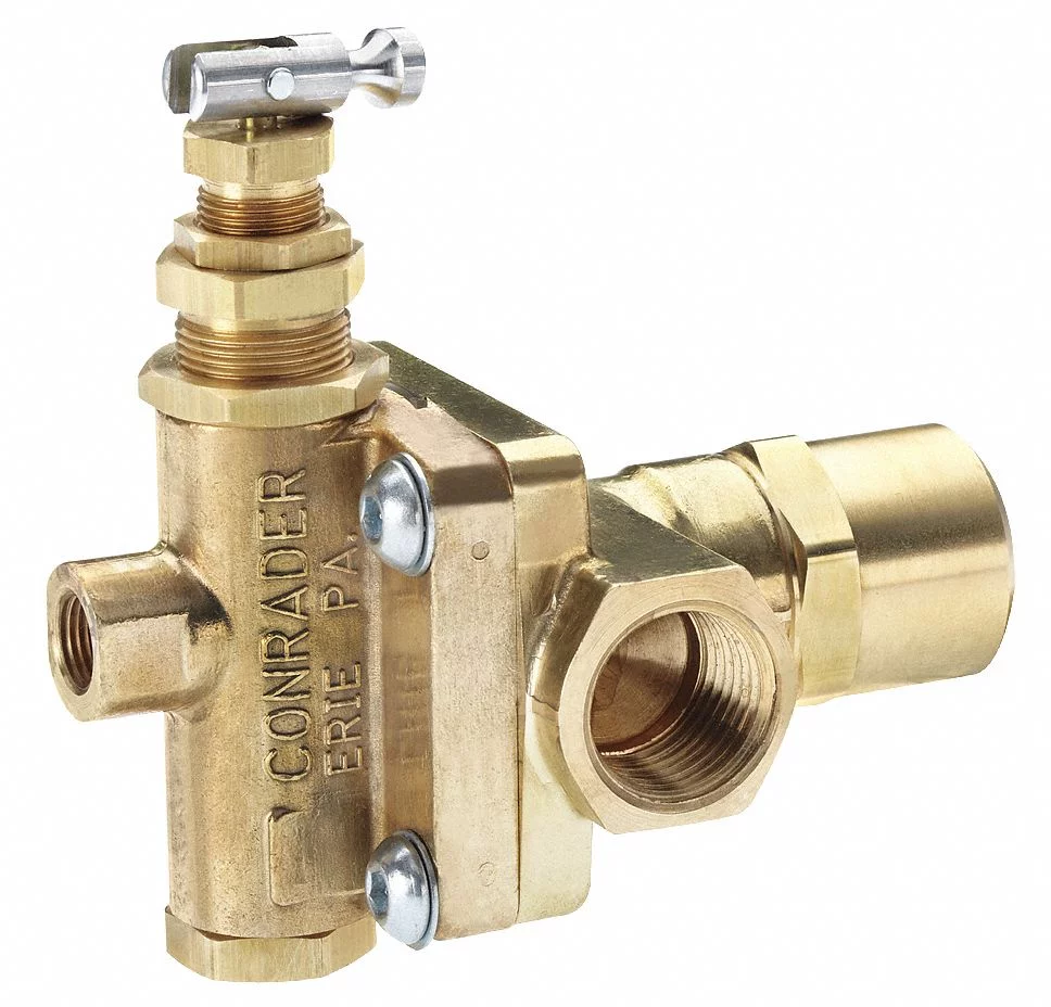 Conrader Unloader Pilot Valve, 1/2 in Inlet,Brass BLG 160-175