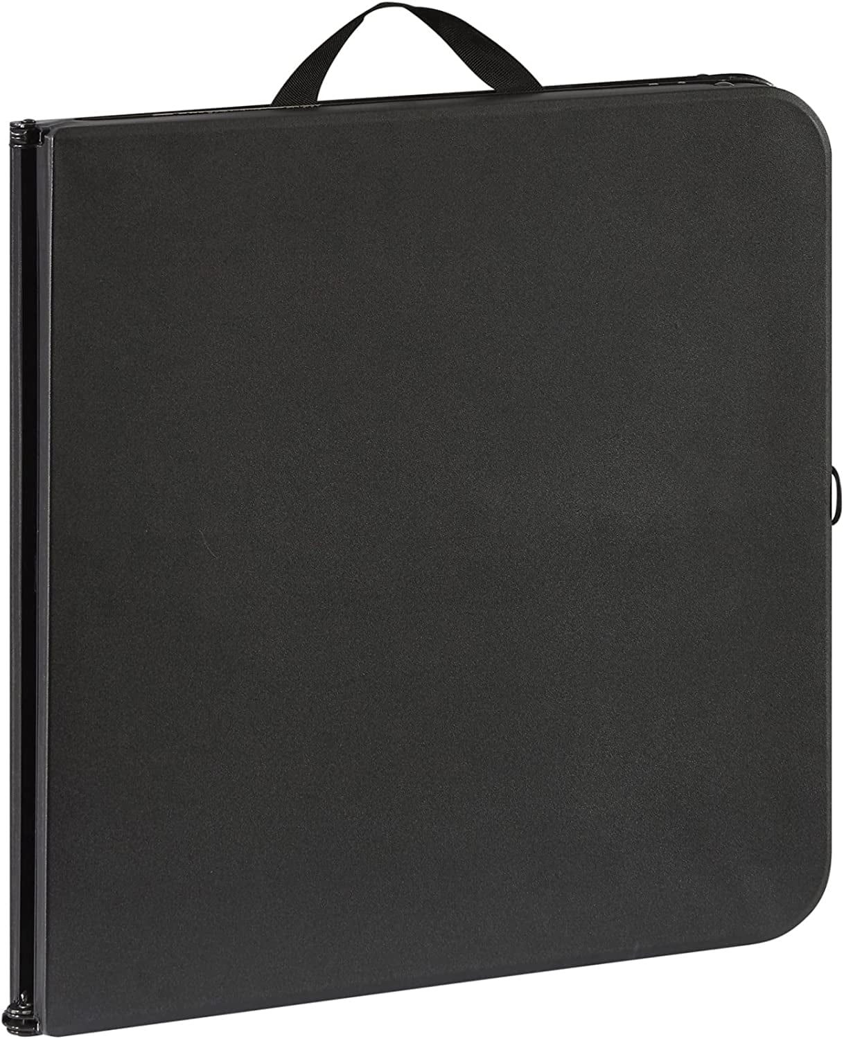 CHGBV Plastic Adjustable Height Fold-in-Half   Rich Black