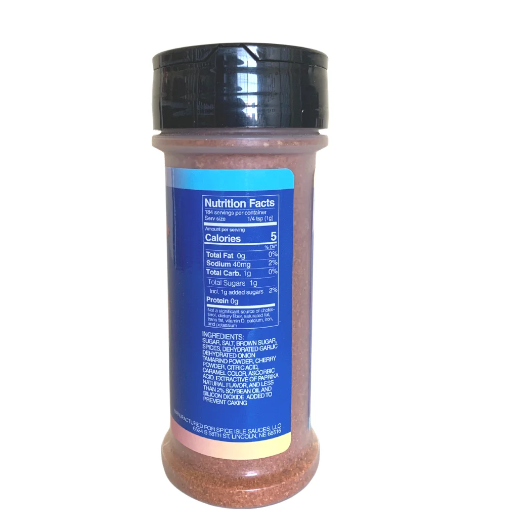 Spice Isle Sauces Tropical Tamarind Seasoning/Rub 2-pack, Mild Caribbean Blend with Tamarind, 2-6.5 oz