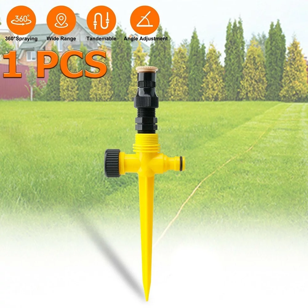 360° Rotation Auto Irrigation Garden Lawn Sprinkler Patio Save Water