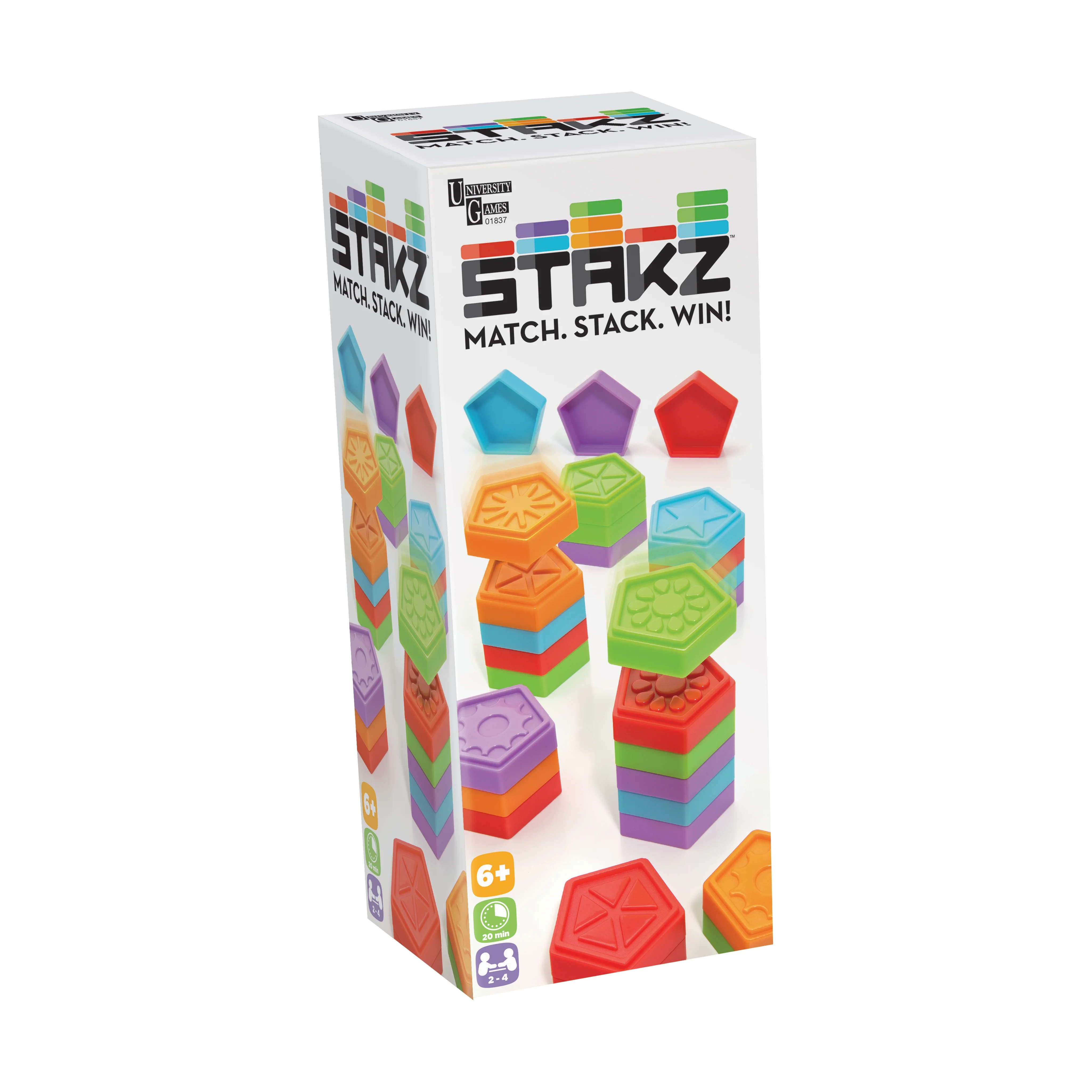 Stakz Block Stacking Game, by University Games