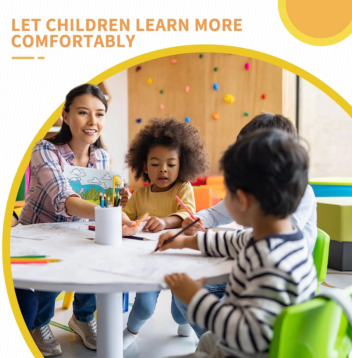 12Pcs Stackable Classroom Chairs, Wanan Toddler Plastic Chair for Kids, Kids Flexible Seating for Classroom, Classroom Chairs for Elementary, School, Daycare, Outdoor, Classroom Furniture Kids Seating