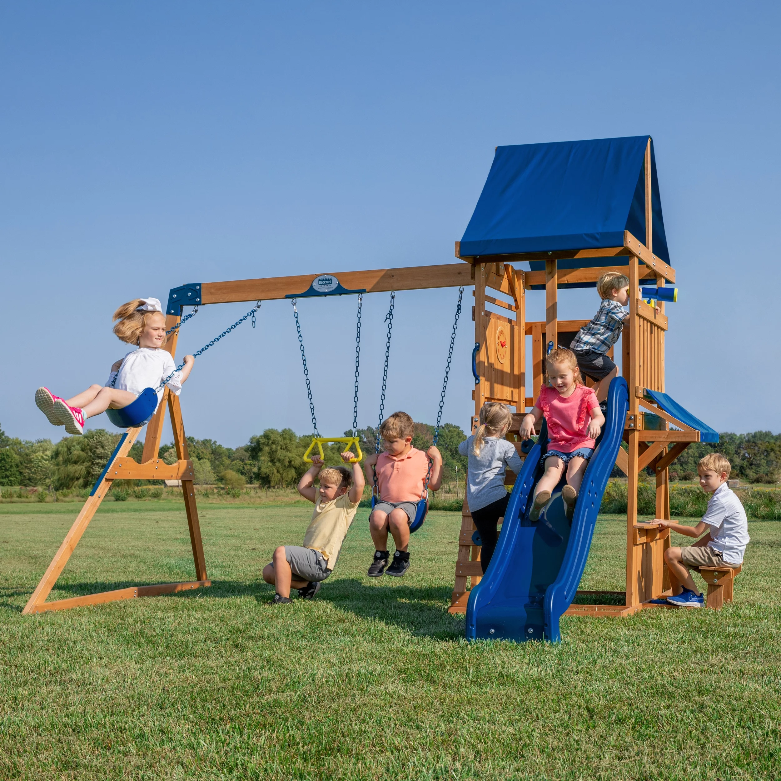 Backyard Discovery Riverton Swing Set