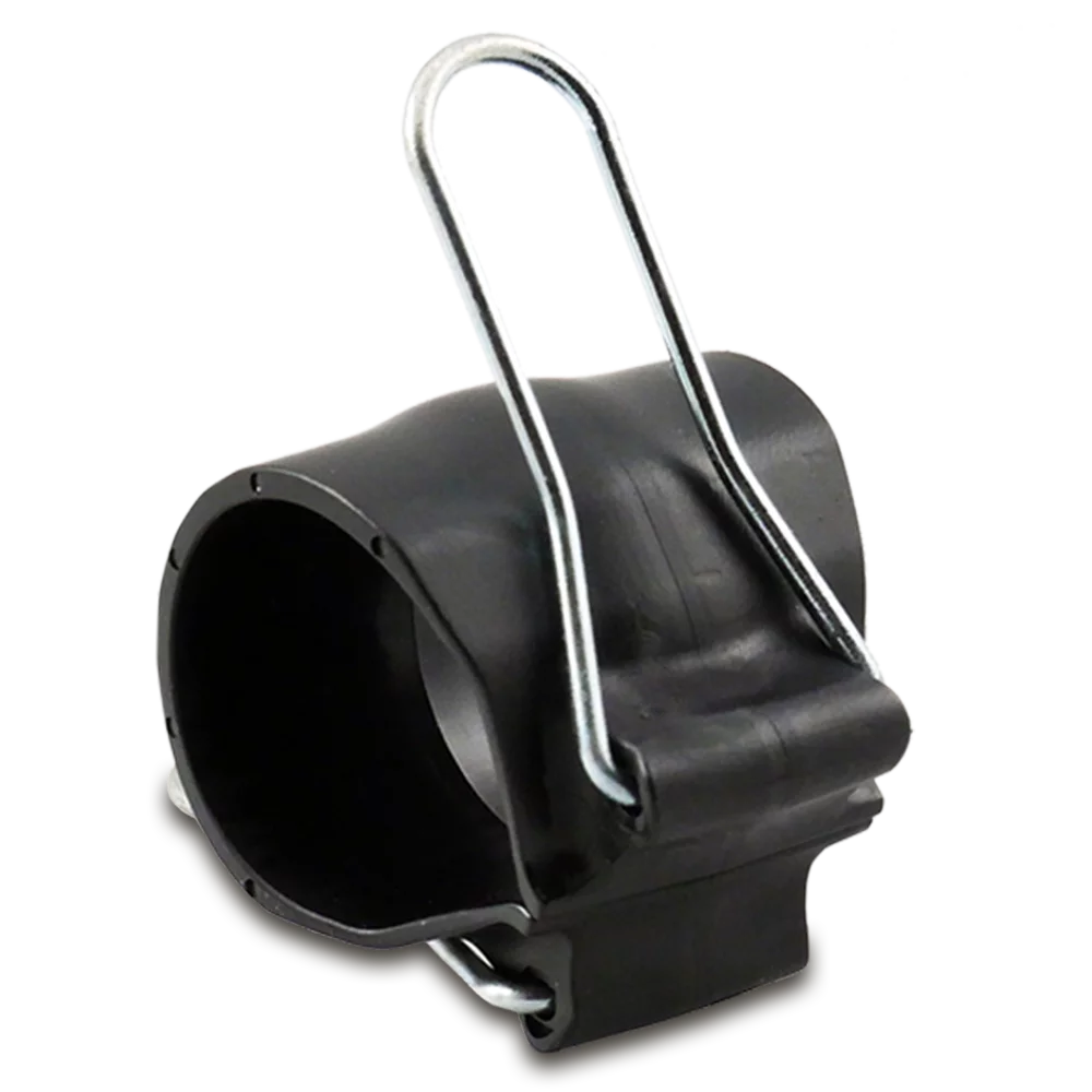 GadgetKlip Garden Clips: Re-usable, simple to use plant accessory for indoor/outdoor use with plants, garden tools, hoops, trellis and plant cages - 20 Pack Large Black