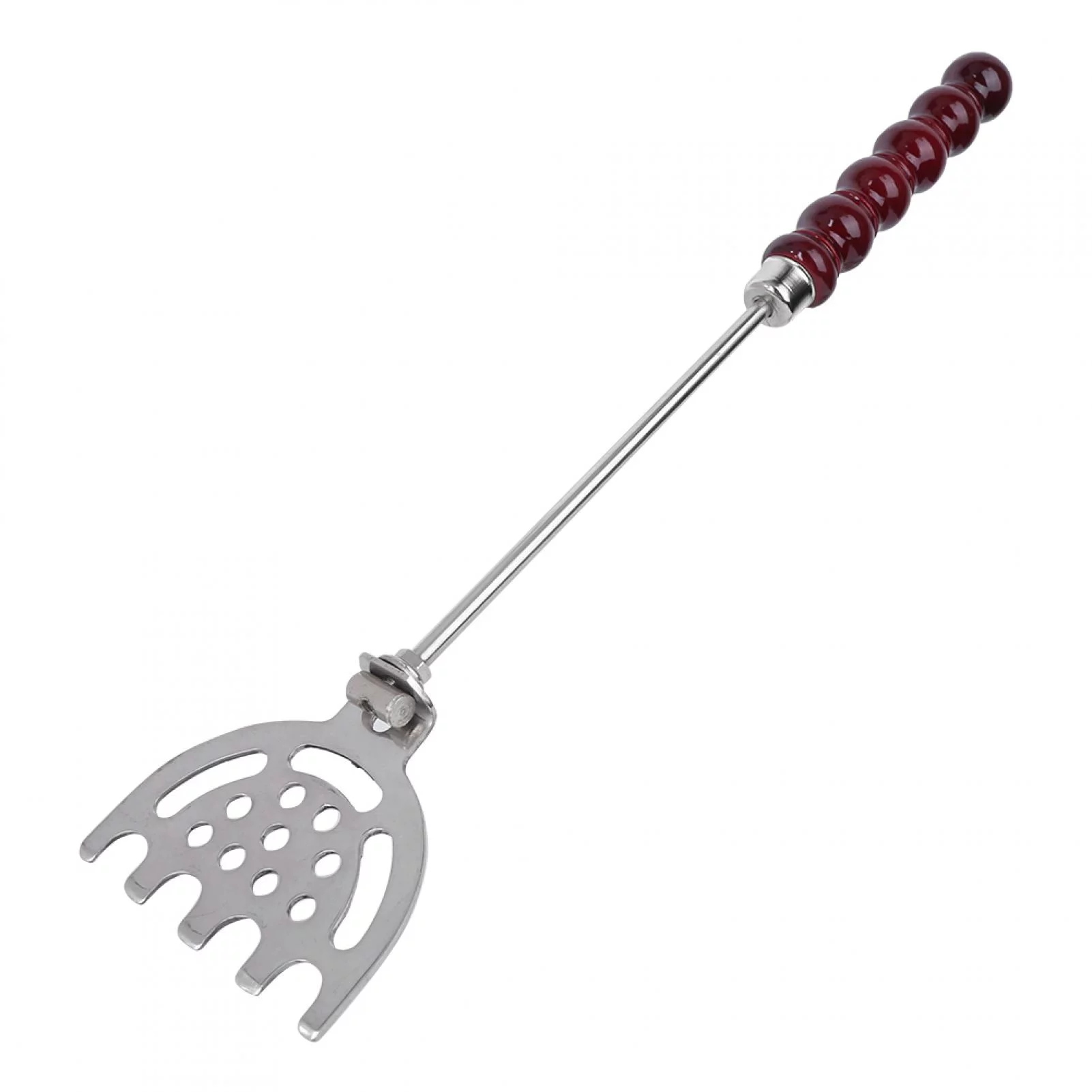 Heitune Stainless Steel Non‑Slip Wooden Handle Shrimp Bait Shovel Fishing Tackle for Fisherman