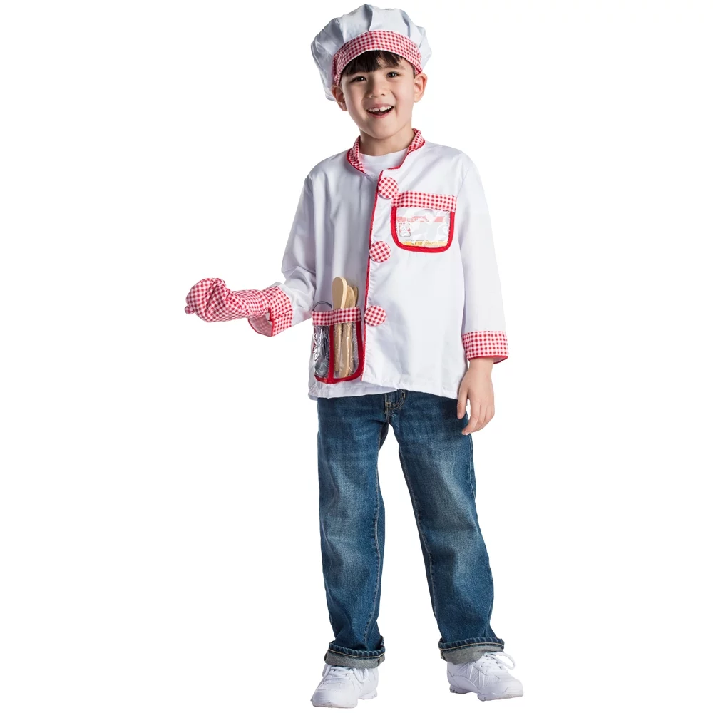 Dress Up America Chef Role-Play Set - Dress Up Costume for Boys and Girls