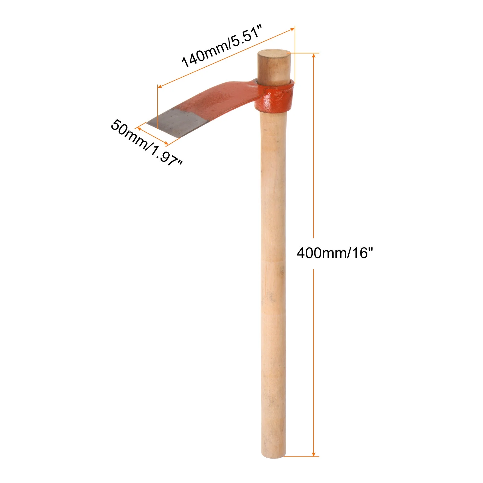 Single Head Garden Hoe Rake 16