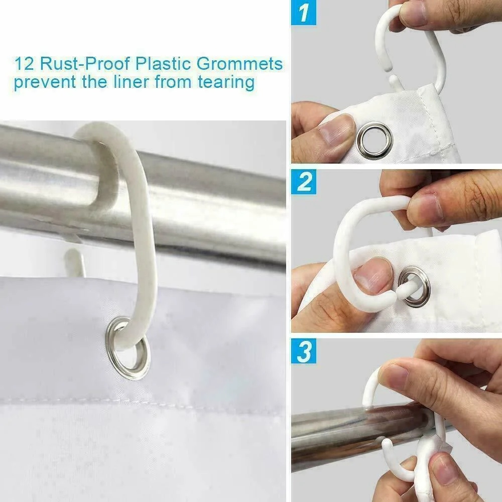 Trippy Shower Curtain Vibrant Rainbow Spiral Print for Bathroom