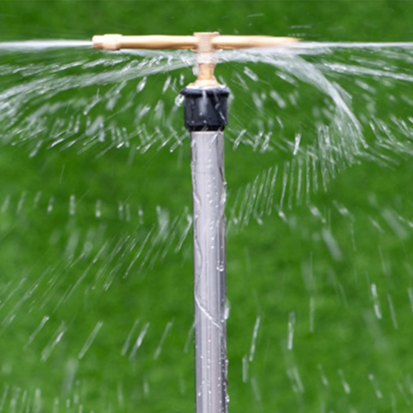 FHKOEGHS 25 Ft Hose And Nozzle Three Part All Copper Rotating Nozzle Automatically Rotates To Irrigate Cool Down Sprinkle Water And