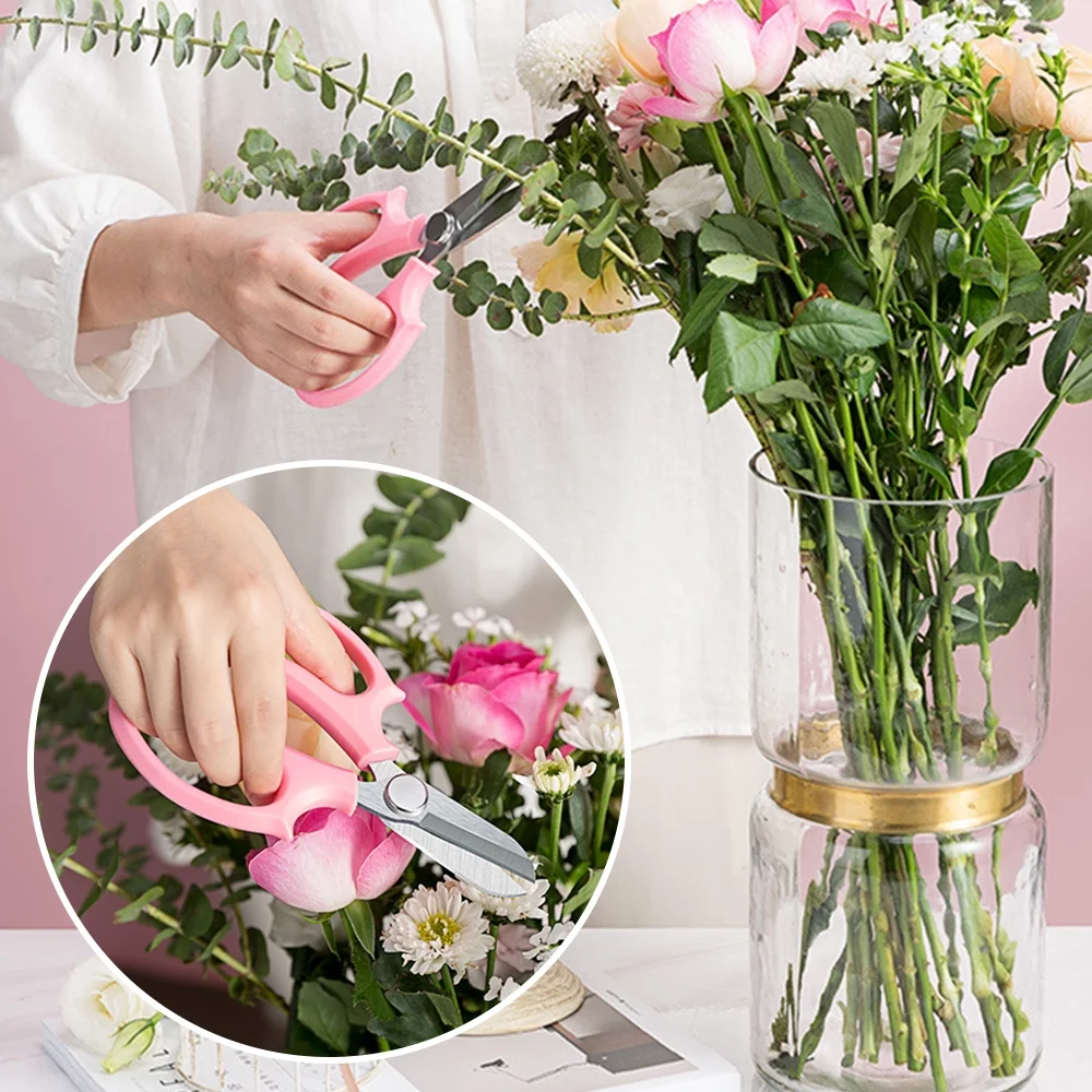 Flower Scissors,Plant Scissors All Shears With Handle Shears Tools Shears Floral Shears Plant Steel Floral Shears Scissors Stainless Steel Flower Scissors Piece Er Scissors 10 Piece Lanru