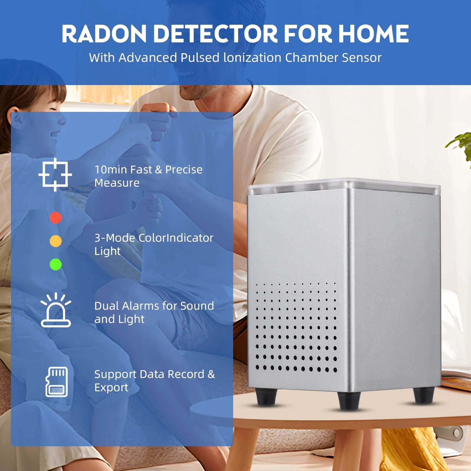 Radon Detector,App Wifi Sound And Professional App Indoor Alarms Professional Office Sound Tester Sound Data Wifi App And Sound Alarms Wifi Tester Indoor Room Sound App With App Sound Wifi