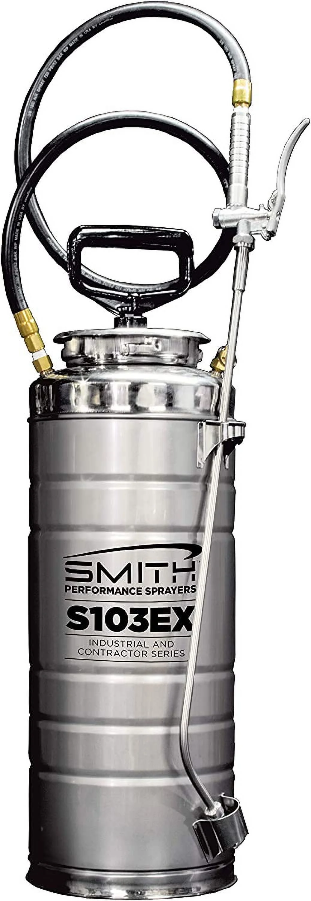 Smith Performance Sprayers S103EX Stainless Steel Concrete Sprayer with Viton Extreme Seals