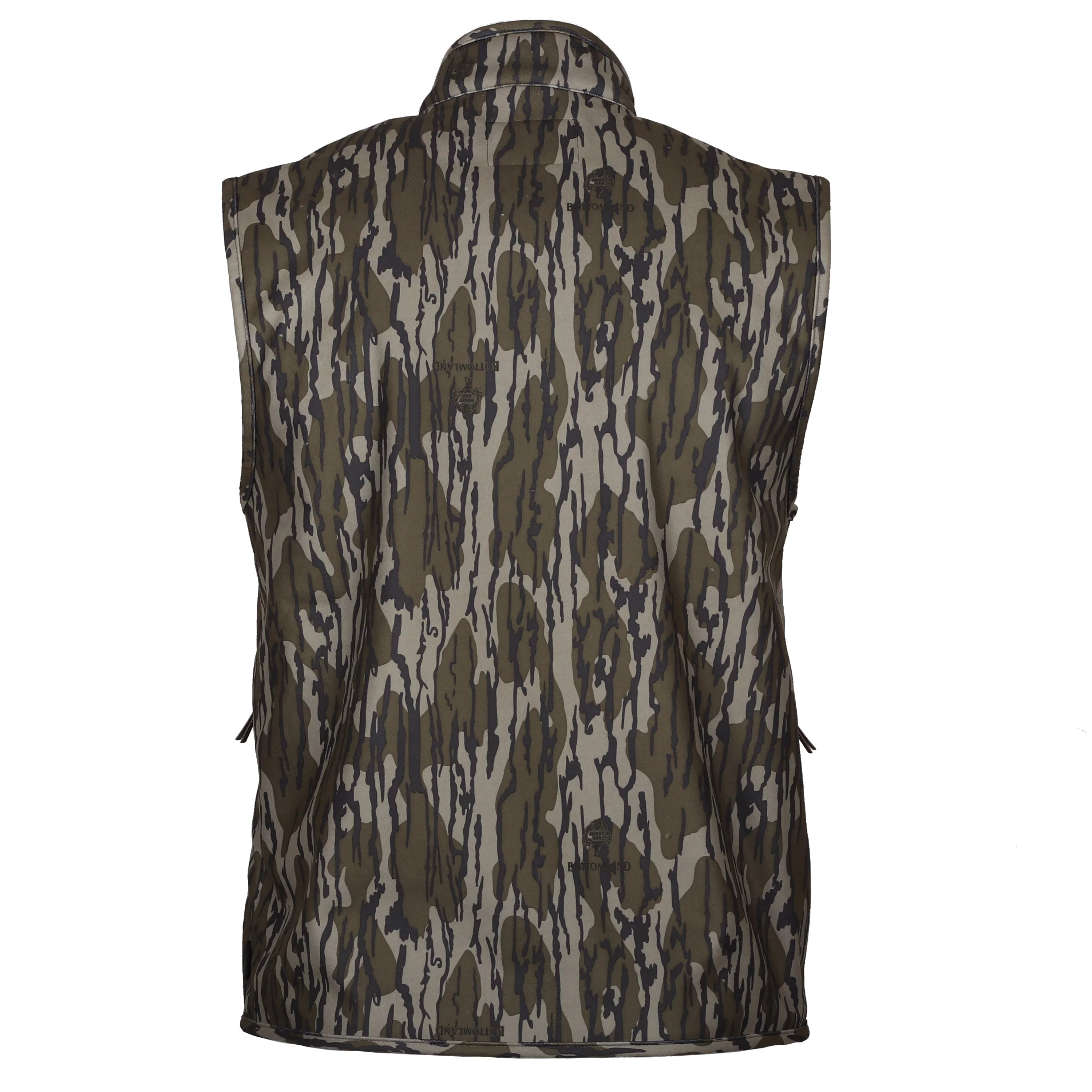 Mossy Oak Gamekeeper Vest Fleece Windproof Hitch Hunter Bottomland - 3X