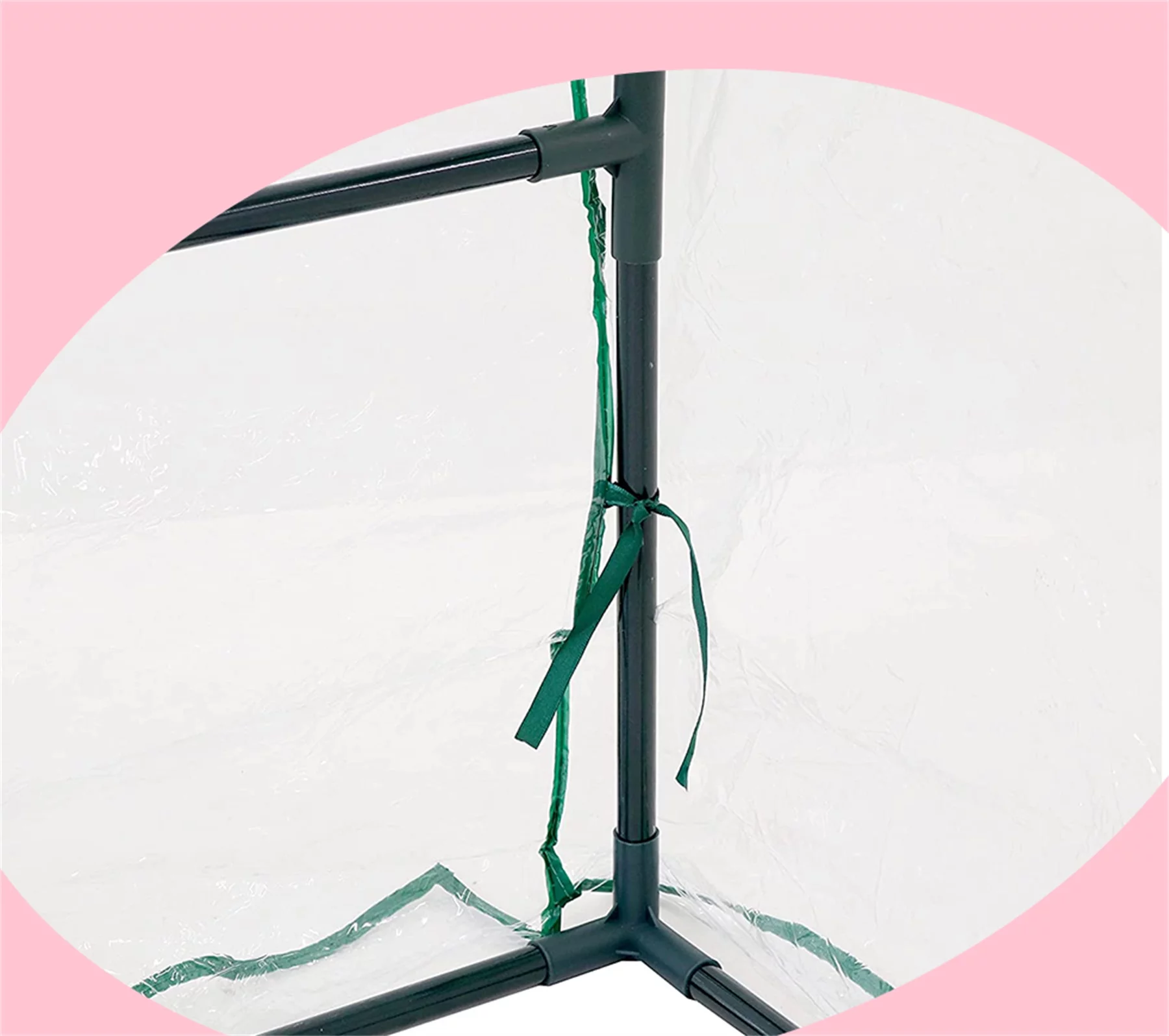 Mini Greenhouse with 2 Zippered Side Doors