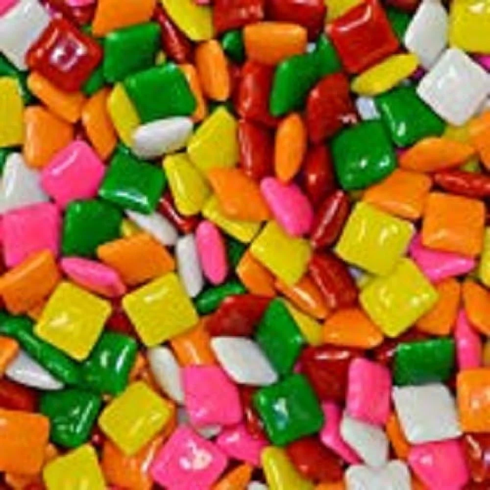 3LB ASSORTED 1000 CHICLE CHICLET CHICKLET GUM VENDING MACHINE BULK GUMBALL CANDY