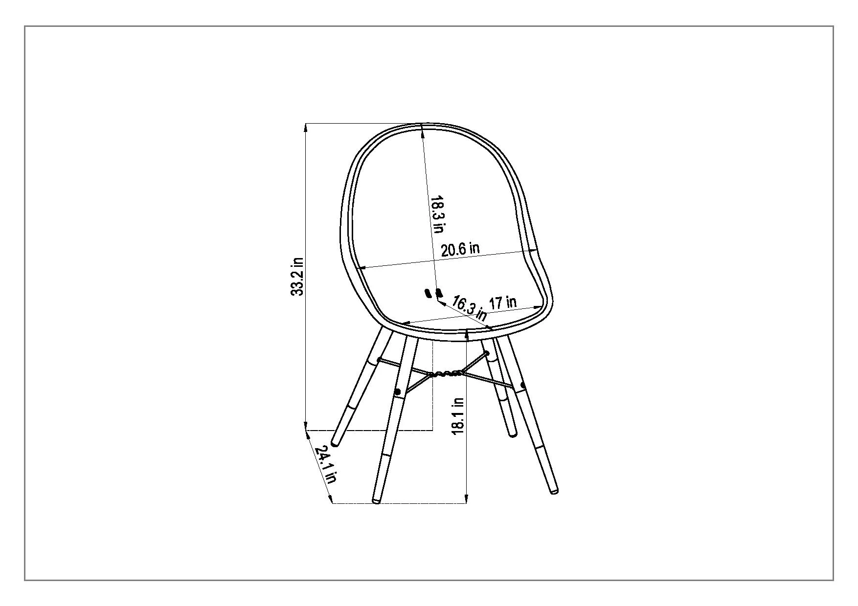 Amazonia Palermo Solid Wood & Resin Patio Chairs, Set of 4, Seating Capacity: 4