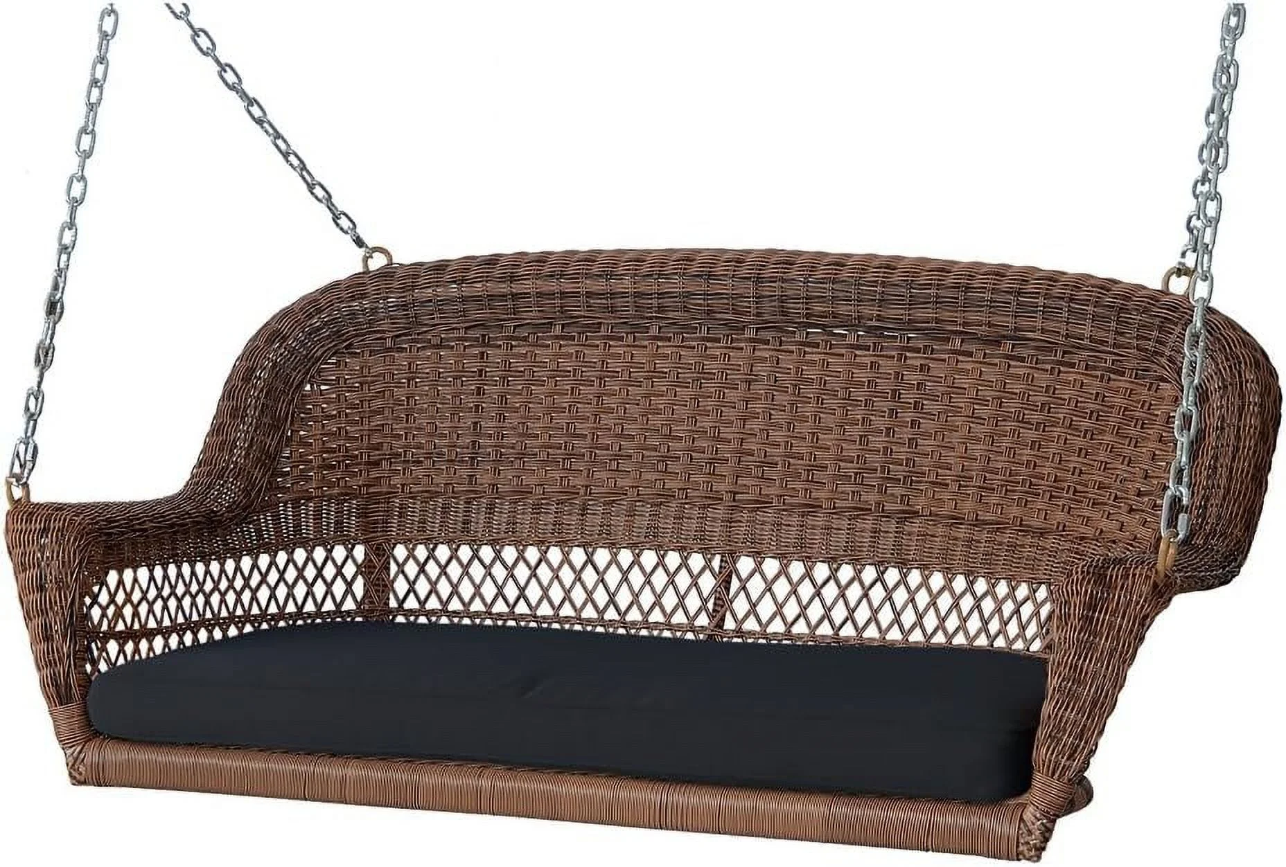 Wicker Porch Swing, White