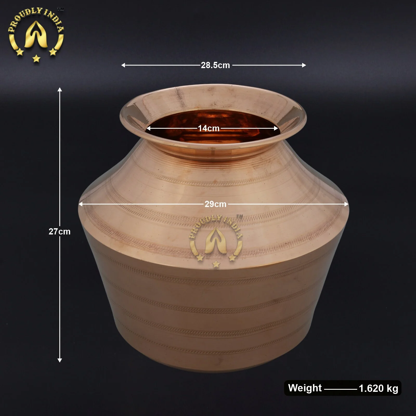 Proudlyindia Copper Kudam, Indian Copper Pot, Copper Matka, Copper Lota, Handmade Copper Pot, Antique Copper Pot, Online Matka