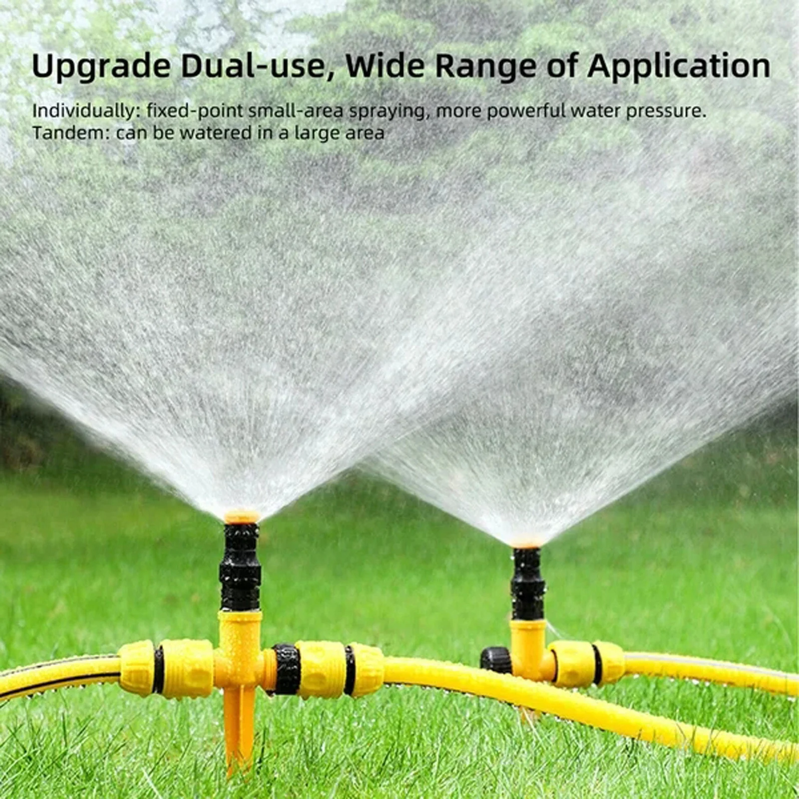 Otvok Clearance Deals 360 Degrees Rotation Auto Irrigation System Garden L Awn Sprinkler Patio