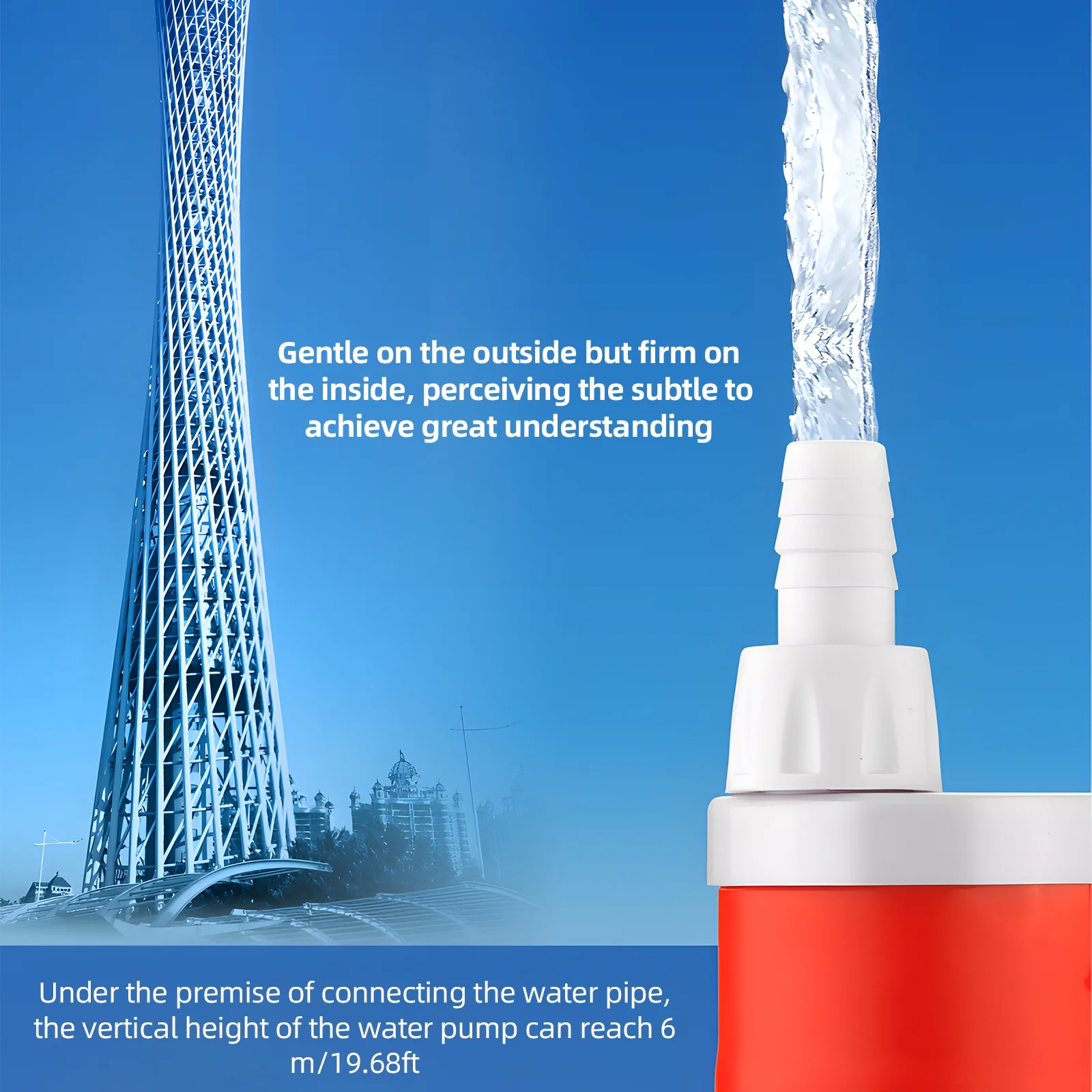 Walmeck Submersible Water Pump, DC12V 20W High Lift Fountain Pump with 700L/H Rate