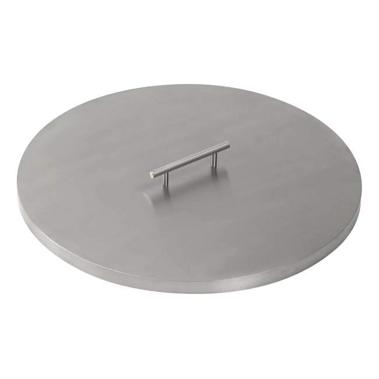 19 in. Stainless Steel Cover for Round Drop-In Fire Pit Pan