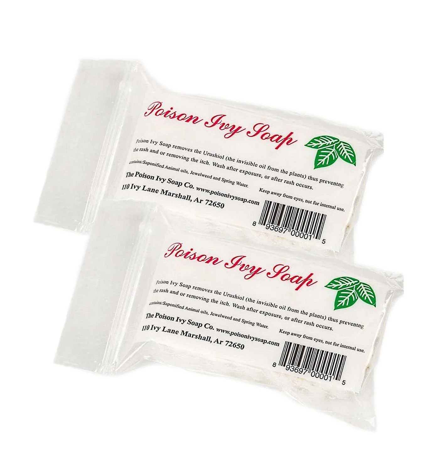 Stop the Itch with Poison Ivy Soap – All Natural Relief from Poison Ivy, Poison Oak, or Sumac, Safe for the Entire Family – Jewelweed Neutralizes Itching, Irritation, & Removes Urushiol – 2 Pack