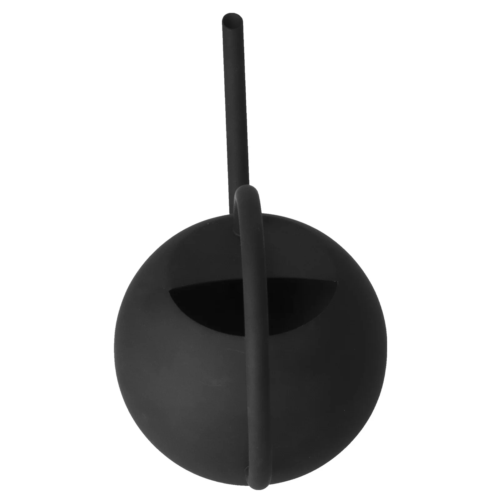 Nikou 400ml Watering Pot Black Stainless Steel Flower Plant Watering Kettle Pot for Garden Patio Balcony